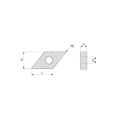 Picture of CANELA Tool DNMG441-CSTIN35 Turning 55.0° TURNING Insert Coated