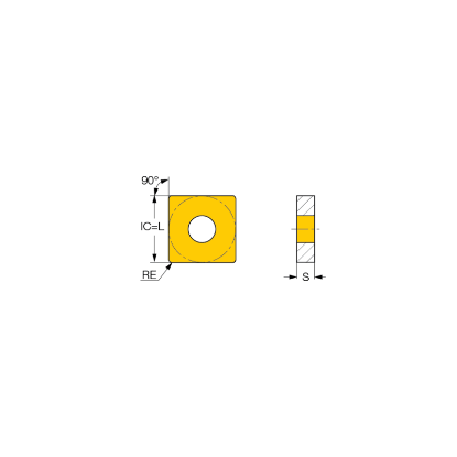 Picture of CANELA Tool SNMG856-CRTIN32 Turning Square TURNING Insert Aluminum Oxide