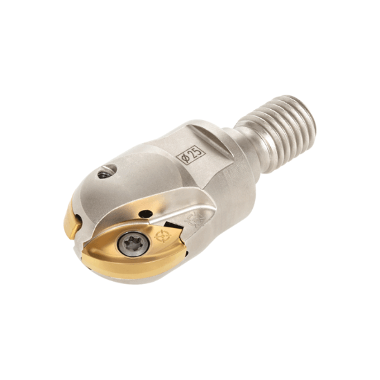 Picture of TUNGALOY HBRM25M12 Milling Cutter 0.984 Cutter Diameter Screw M12 2.244 OAL 2 Flute