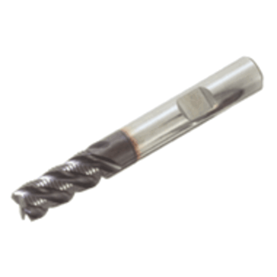 Picture of TUNGALOY TECR100B4S-10W10-72 AH725 DIA 10MM SH 0.3937 LOC 0.3937 OAL 2.8346 End Mill Carbide TiAlN Single End 45.0° Chamfer TUNG MEISTER