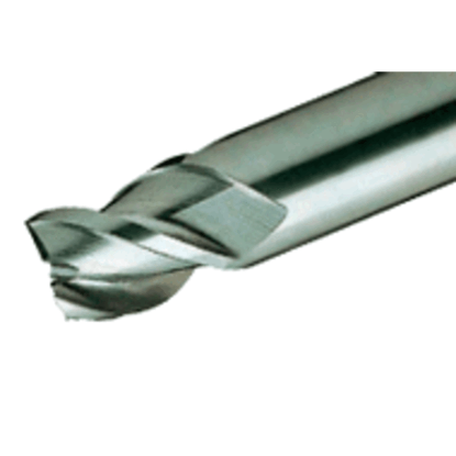 Picture of TUNGALOY TEC060B3-07W06-54 AH725 DIA 6MM SH 0.2362 LOC 0.2756 OAL 2.1260 End Mill Standard Flute Standard Helix Carbide TiAlN Single End Square Sharp TUNG MEISTER