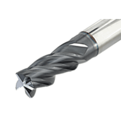Picture of TUNGALOY TEC160H4L-32/50C16CF-R08 AH725 DIA 16MM SH 0.6299 LOC 1.2598 OAL 3.9370 End Mill Standard Flute Variable Helix Carbide TiAlN Single End Corner Radius 0.0315 0.80MM TUNG MEISTER
