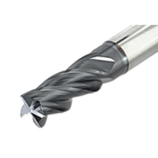 Picture of TUNGALOY TEC160H4L-32/50C16CF-R08 AH725 DIA 16MM SH 0.6299 LOC 1.2598 OAL 3.9370 End Mill Standard Flute Variable Helix Carbide TiAlN Single End Corner Radius 0.0315 0.80MM TUNG MEISTER