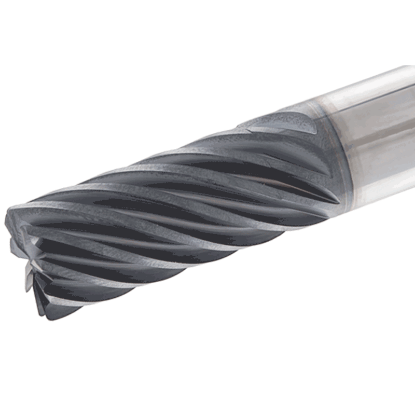 Picture of TUNGALOY TECK200H9-38W20CF-R10T104 AH725 DIA 20MM SH 0.7874 LOC 1.4961 OAL 4.0945 End Mill Standard Flute Variable Helix Carbide TiAlN Single End Corner Radius 0.0394 1.00MM TUNG MEISTER