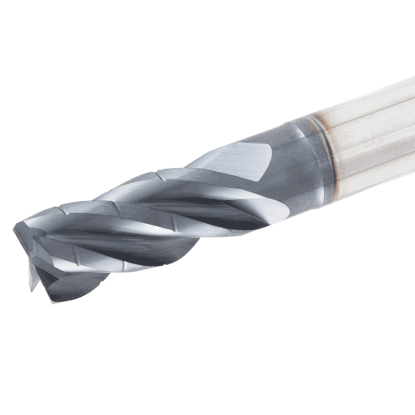 Picture of TUNGALOY TECP120H4L-24/38W12CF-R06 AH725 DIA 12MM SH 0.4724 LOC 0.9449 OAL 3.2677 End Mill Standard Flute Standard Helix Carbide TiAlN Single End Corner Radius 0.0236 0.60MM TUNG MEISTER