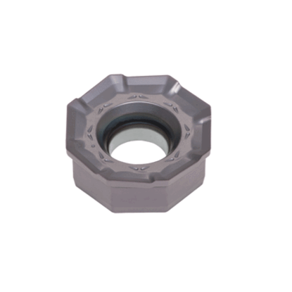 Picture of TUNGALOY OWMT0807AAER-ML AH3135 Milling Insert Octagonal AlTiN Carbide 0.031 Corner Radius