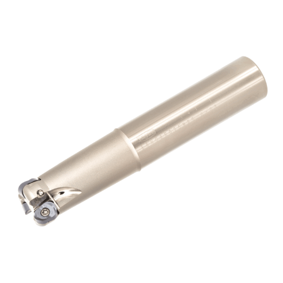 Picture of TUNGALOY EXLN06U1.50C1.25R03 Milling Cutter 1.500 Cutter Diameter Cylindrical Shank1.2500 6.000 OAL 3 Flute