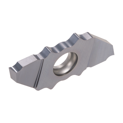 Picture of TUNGALOY JXPG16R15F-15 SH725 On Edge Grooving, Cut Off Insert TiAlN 0.002 Corner Radius 0.059 Wide