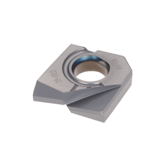 Picture of TUNGALOY ZFRU100R006-MJ AH725 Milling Insert Back Draft AlTiN Carbide 0.063 Corner Radius