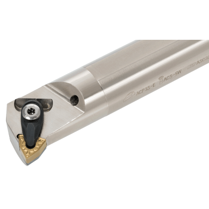 Picture of TUNGALOY A20-AWLNL33-D25 Boring Bar Trigon Insert EcoTurn Boring Bars , Neg,L style, 95deg Approach , Steel Round 1.250 Shank