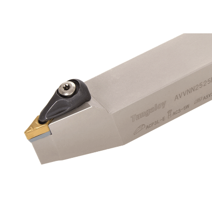 Picture of TUNGALOY AVVNN162.33-A Stick Tool 35.0° Insert EcoTurn Toolholders , Neg,V style, 72.5deg Approach , Steel Square 1.000 Shank