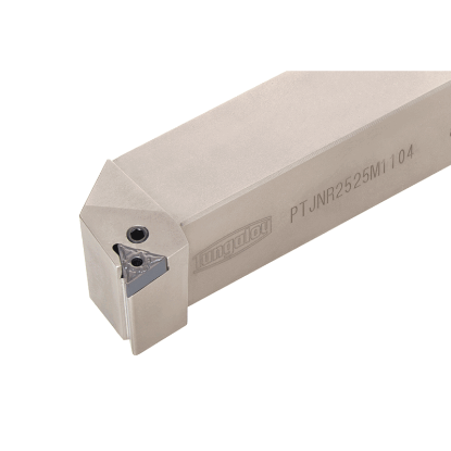 Picture of TUNGALOY PTJNR2525M1104 Stick Tool Triangle Insert EcoTurn Toolholders , Neg,J style, 93deg Approach , Steel Square 0.984 Shank