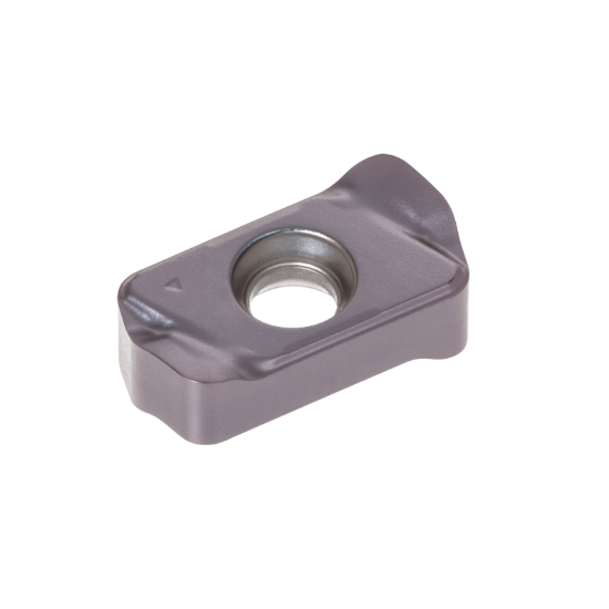 Picture of TUNGALOY LNMU0303ZER-MS AH130 Milling Insert Bar Bell AlTiN Carbide 0.047 Corner Radius
