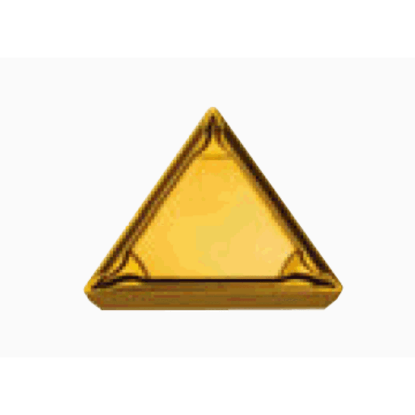 Picture of TUNGALOY TPMR322 PS T9225 Insert Triangle TI + Al2O3 0.031 Corner Radius