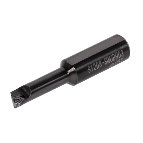 Picture of TUNGALOY C1008-SWUBR03 Boring Bar Trigon Insert Top Borer Tools , Steel Round 0.393 Shank