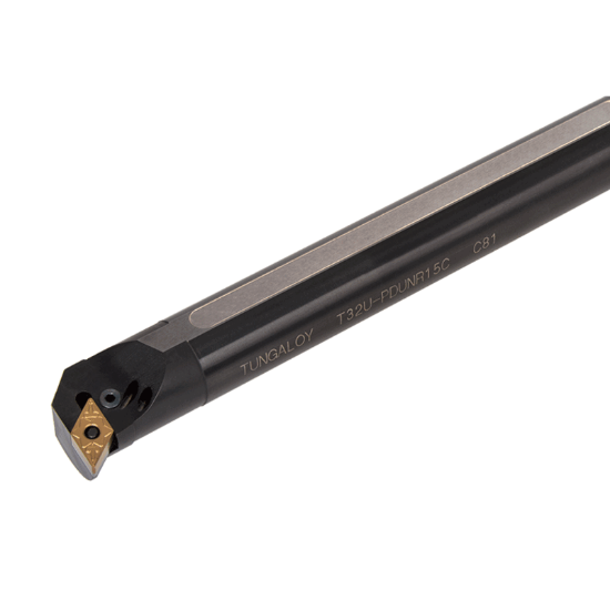 Picture of TUNGALOY S50U-PDUNR15 Boring Bar 55.0° Insert Neg,U style, 93deg Approach , Steel Round 1.968 Shank