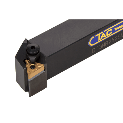 Picture of TUNGALOY DTGNR2525M22 Stick Tool Triangle Insert Neg,G style, 91deg Approach , Steel Square 0.984 Shank
