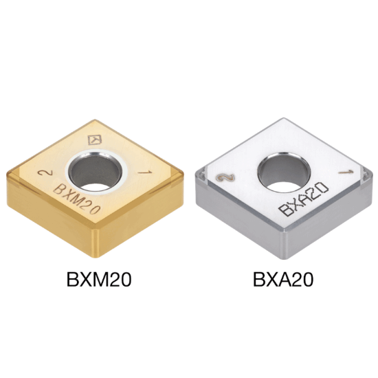 Picture of TUNGALOY 2QP-CNGM433 HF BXM20 Insert 80.0° TiCN 0.047 Corner Radius