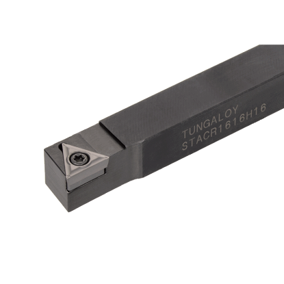 Picture of TUNGALOY STACL1616H16 Stick Tool Triangle Insert Posi,A style, 91deg Approach , Steel Square 0.629 Shank