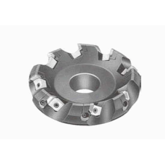 Picture of TUNGALOY TME5404RI Milling Cutter 45.0° 3.937 Cutter Diameter Shell Arbor 1.2500 5 Flute