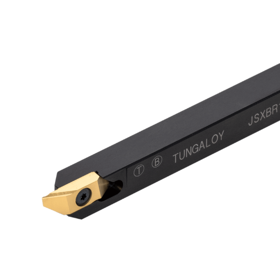 Picture of TUNGALOY JSXBR1010K8-C Swiss Stick Tool On Edge Insert Back Turning , Ext. Threading , Steel Square 0.393 Shank