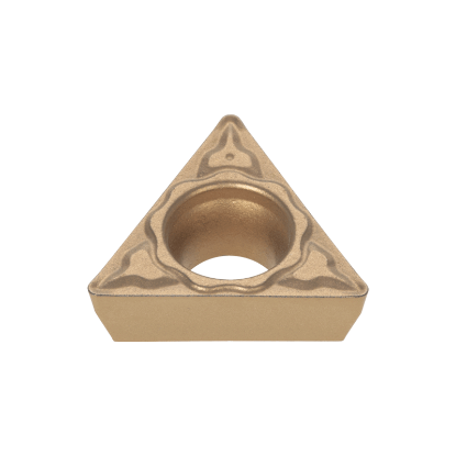 Picture of TUNGALOY TPMT32.52 TM T9225 Insert Triangle TI + Al2O3 0.031 Corner Radius