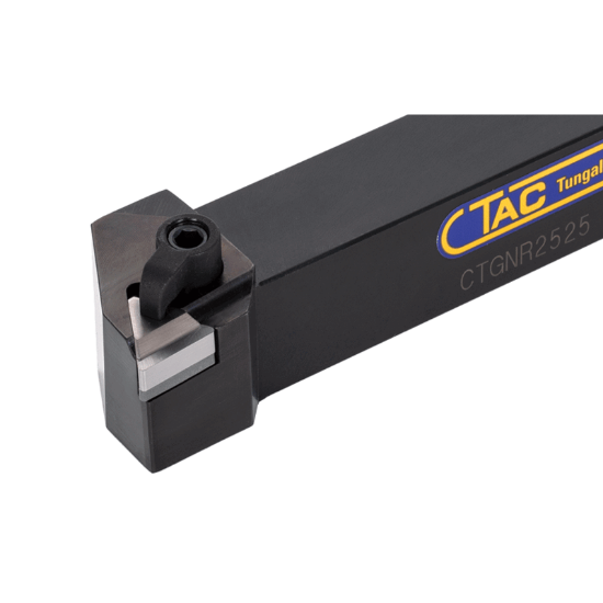 Picture of TUNGALOY CTGNR2525 Stick Tool Triangle Insert Neg,G style, 91deg Approach , Steel Square 0.984 Shank