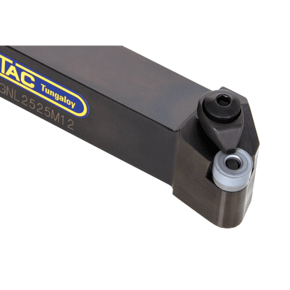 Picture of TUNGALOY DRGNR2525M12 Stick Tool Round Insert Neg,G style, 91deg Approach , Steel Square 0.984 Shank
