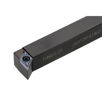 Picture of TUNGALOY JSDFCL1616H11 Stick Tool 55.0° Insert Posi,F style, 91deg Approach , Steel Square 0.629 Shank