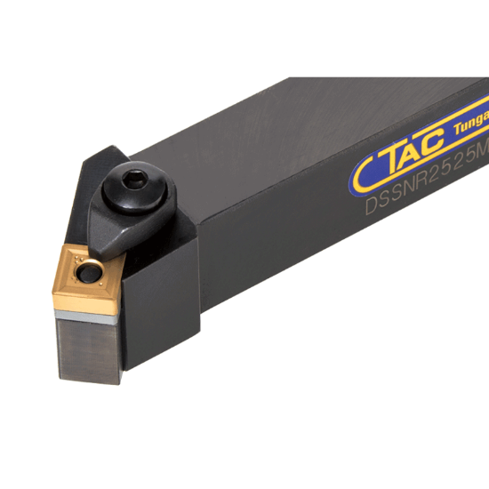 Picture of TUNGALOY DSSNL2525M12 Stick Tool Square Insert Neg,S style, 45deg Approach , Steel Square 0.984 Shank