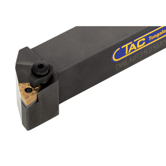 Picture of TUNGALOY DWLNL3225P08 Stick Tool Trigon Insert Neg,L style, 95deg Approach , Steel Square 0.984 Shank