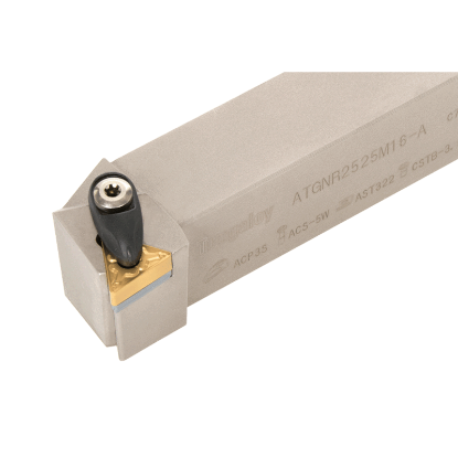 Picture of TUNGALOY ATGNR2525M22-A Stick Tool Triangle Insert Neg,G style, 91deg Approach , Steel Square 0.984 Shank