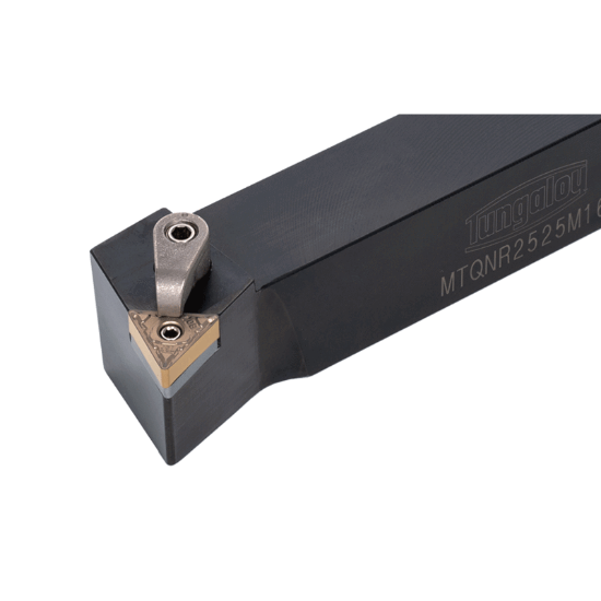 Picture of TUNGALOY MTQNR2525M16 Stick Tool Triangle Insert Neg,Q/H style, 45deg Approach , Steel Square 0.984 Shank