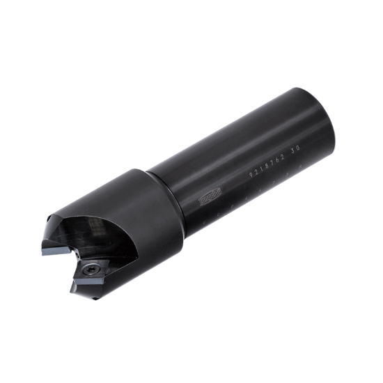 Picture of TUNGALOY ECP4436R Milling Cutter 45.0° 1.417 Cutter Diameter Cylindrical Shank1.2598 5.118 OAL 3 Flute