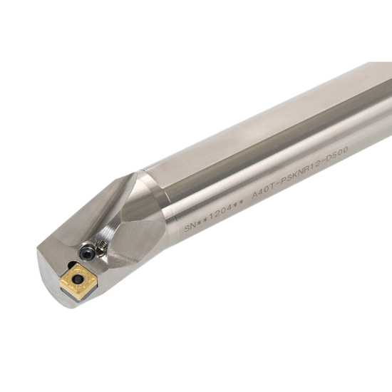 Picture of TUNGALOY A32S-PSKNR12-D400 Boring Bar Square Insert Neg,K style, 75deg Approach , Steel Round 1.259 Shank