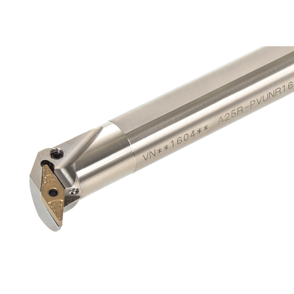 Picture of TUNGALOY A25R-PVUNR16-D370 Boring Bar 35.0° Insert Neg,U style, 93deg Approach , Steel Round 0.984 Shank