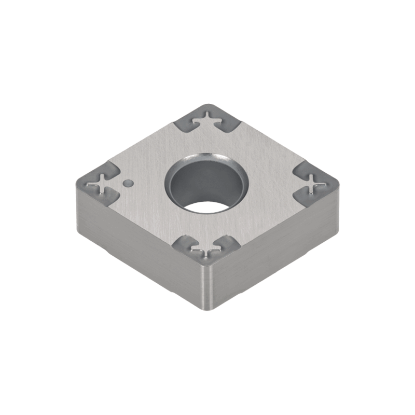 Picture of TUNGALOY CNGG430-01 AH110 Insert 80.0° AlTiN 0.004 Corner Radius