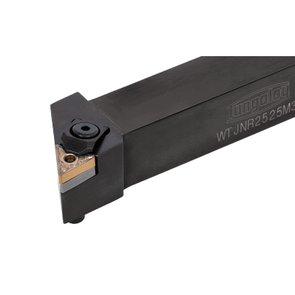 Picture of TUNGALOY WTJNR2525M3 Stick Tool Triangle Insert Neg,J style, 93deg Approach , Steel Square 0.984 Shank