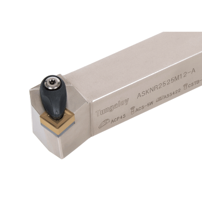 Picture of TUNGALOY ASKNR2525M12-A Stick Tool Square Insert Neg,K style, 75deg Approach , Steel Square 0.984 Shank