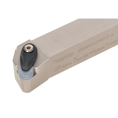 Picture of TUNGALOY ARGNL2525M12-A Stick Tool Round Insert Neg,G style, 91deg Approach , Steel Square 0.984 Shank