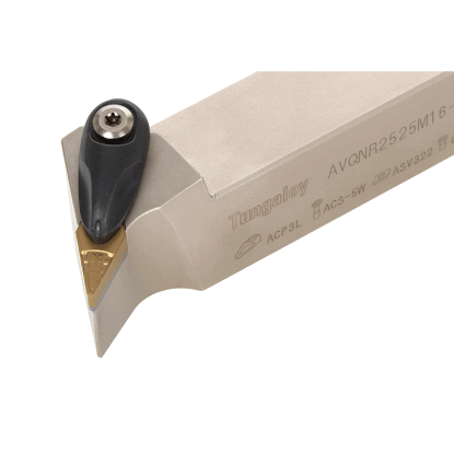 Picture of TUNGALOY AVQNL163-A Stick Tool 35.0° Insert Neg,Q/H style, 45deg Approach , Steel Square 1.000 Shank