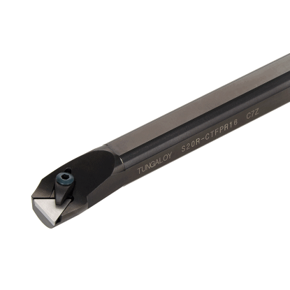 Picture of TUNGALOY S20R-CTFPL16 Boring Bar Triangle Insert Posi,F style, 91deg Approach , Steel Round 0.787 Shank