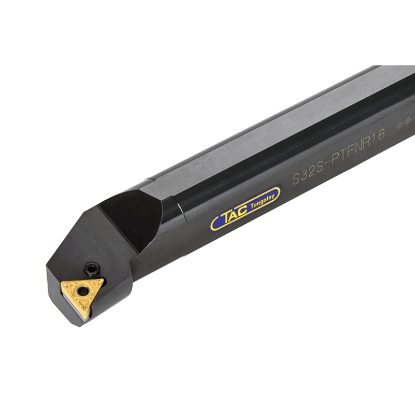 Picture of TUNGALOY S32S-PTFNR16 Boring Bar Triangle Insert Neg,F style, 91deg Approach , Steel Round 1.259 Shank