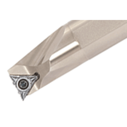 Picture of TUNGALOY E10M-STFPR1102-D120 Boring Bar Triangle Insert Posi,F style, 91deg Approach , Steel Round 0.393 Shank