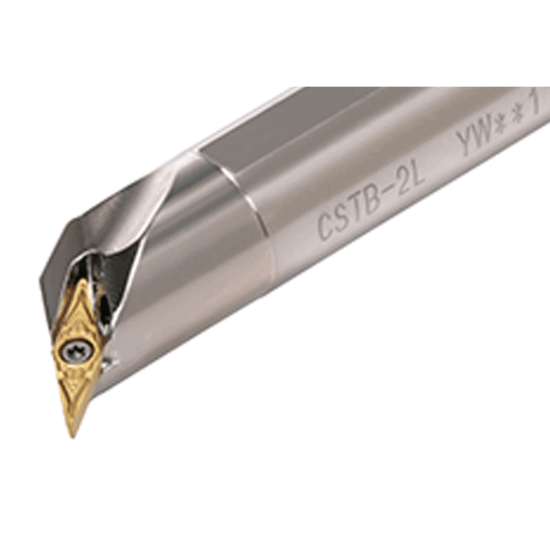 Picture of TUNGALOY E08-SYQBR2-D12 Boring Bar 25.0° Insert Posi,Q style,122.5deg Approach , Carbide Round 0.500 Shank