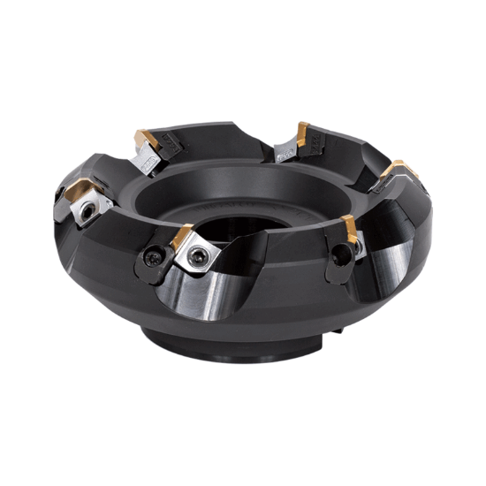 Picture of TUNGALOY TME4404LI Milling Cutter 45.0° 3.937 Cutter Diameter Shell Arbor 1.2500 5 Flute
