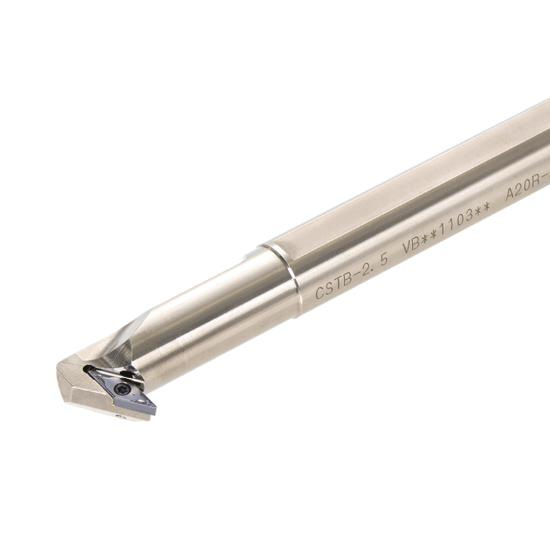 Picture of TUNGALOY A20R-SVZBR11-D250 Boring Bar 35.0° Insert Posi,Z style, 93deg Approach , Steel Round 0.787 Shank