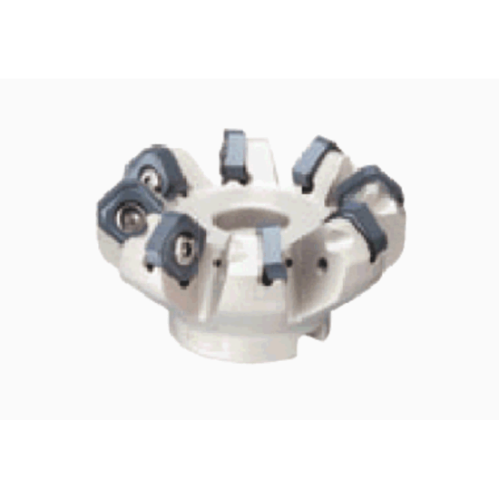 Picture of TUNGALOY TAN07R080M25.4-06 Milling Cutter 43.0° 3.150 Cutter Diameter Shell Arbor 1.0000 6 Flute