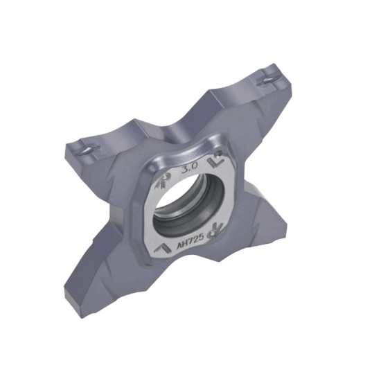 Picture of TUNGALOY TCS27-250-030 AH725 On Edge Cut Off,Grooving,Groove Turning Insert AlTiN 0.011 Corner Radius 0.098 Wide