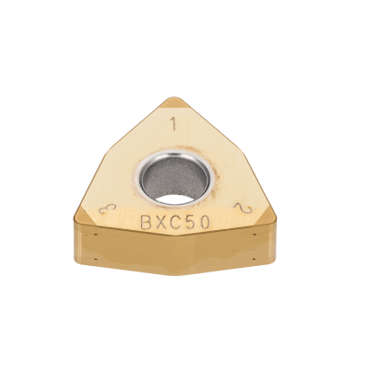 Picture of TUNGALOY 6QP-WNGA431 BXC50 Insert Trigon TiN 0.016 Corner Radius